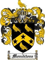 Moncktone coat of arms family crest download