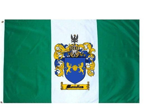 Mondics family crest coat of arms flag