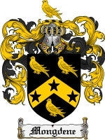 Mongdene coat of arms family crest download