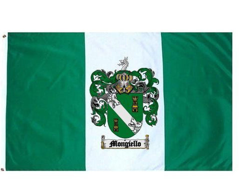 Mongiello family crest coat of arms flag