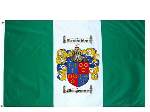 Mongomery family crest coat of arms flag