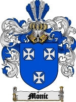 Monic coat of arms family crest download