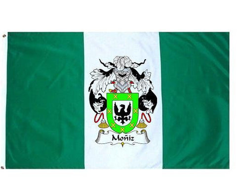 Moniz family crest coat of arms flag