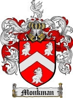 Monkman coat of arms family crest download