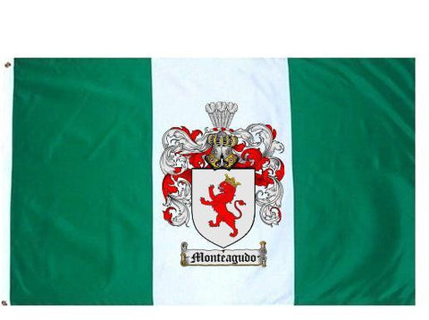 Monteagudo family crest coat of arms flag