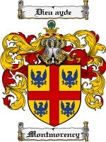 Montmorency coat of arms family crest download