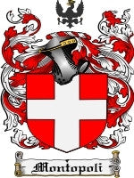 Montopoli coat of arms family crest download