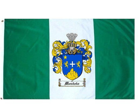 Montoto family crest coat of arms flag