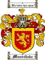 Moordlake coat of arms family crest download
