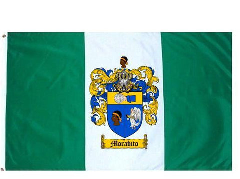 Morabito family crest coat of arms flag