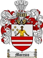 Moresco coat of arms family crest download