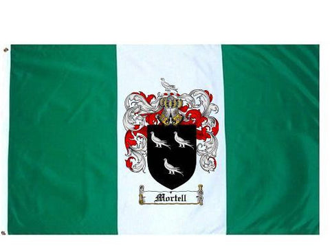 Mortell family crest coat of arms flag