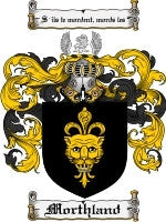 Morthland coat of arms family crest download