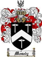 Mosely coat of arms family crest download