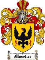 Mosetter coat of arms family crest download