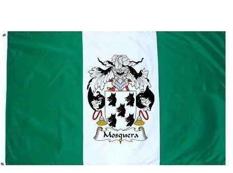 Mosquera family crest coat of arms flag