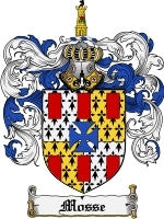 Mosse coat of arms family crest download