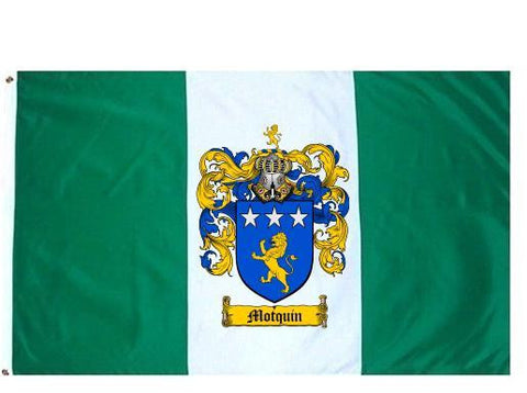 Motquin family crest coat of arms flag