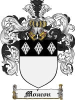 Moucon coat of arms family crest download