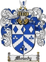 Mowdy coat of arms family crest download