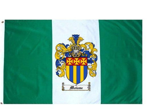 Mowse family crest coat of arms flag