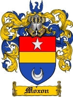 Moxon coat of arms family crest download