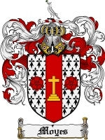 Moyes coat of arms family crest download