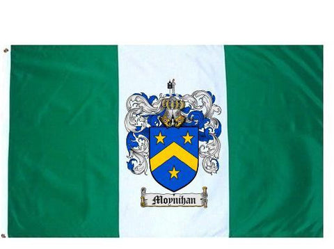 Moynihan family crest coat of arms flag