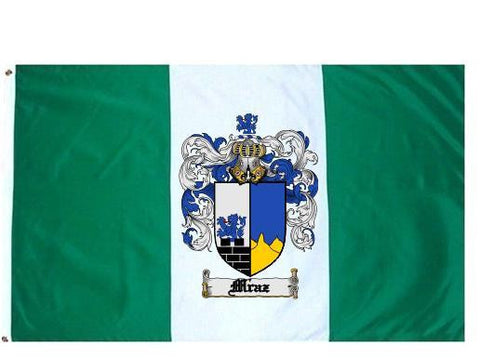 Mraz family crest coat of arms flag