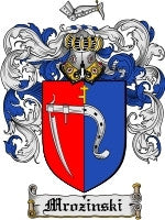 Mrozinski coat of arms family crest download