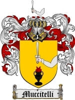 Muccitelli coat of arms family crest download