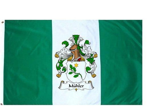 Muhler family crest coat of arms flag