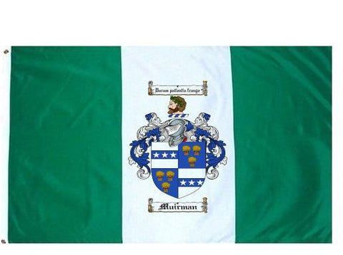 Muirman family crest coat of arms flag
