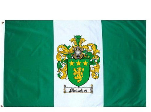 Mulcahey family crest coat of arms flag