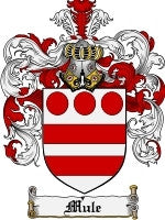 Mule coat of arms family crest download