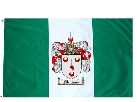 Mullane family crest coat of arms flag