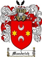 Munderich coat of arms family crest download