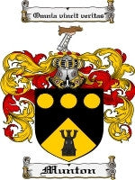 Munton coat of arms family crest download