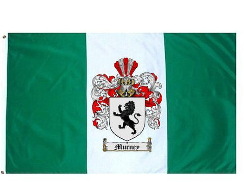 Murney family crest coat of arms flag