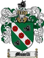 Muselli coat of arms family crest download