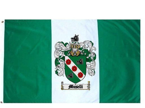 Muselli family crest coat of arms flag