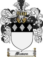 Muson coat of arms family crest download