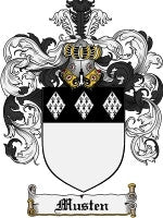 Musten coat of arms family crest download