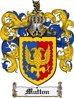 Mutton coat of arms family crest download
