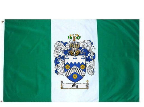 My family crest coat of arms flag