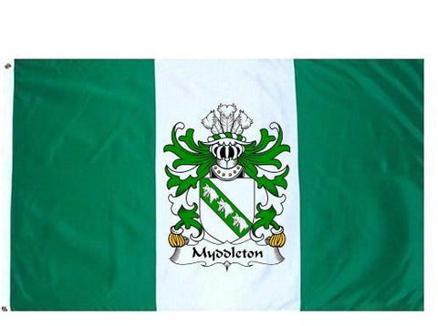 Myddleton family crest coat of arms flag