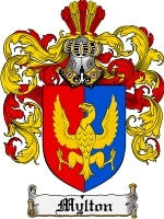 Mylton coat of arms family crest download