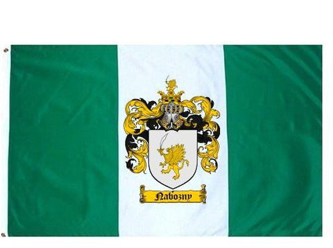 Nabozny family crest coat of arms flag