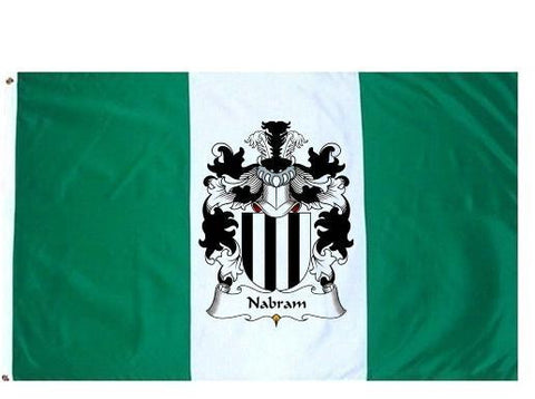 Nabram family crest coat of arms flag