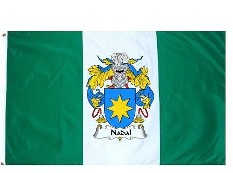Nadal family crest coat of arms flag